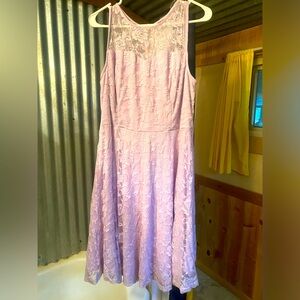 3X lavender dress.  Used once for a wedding